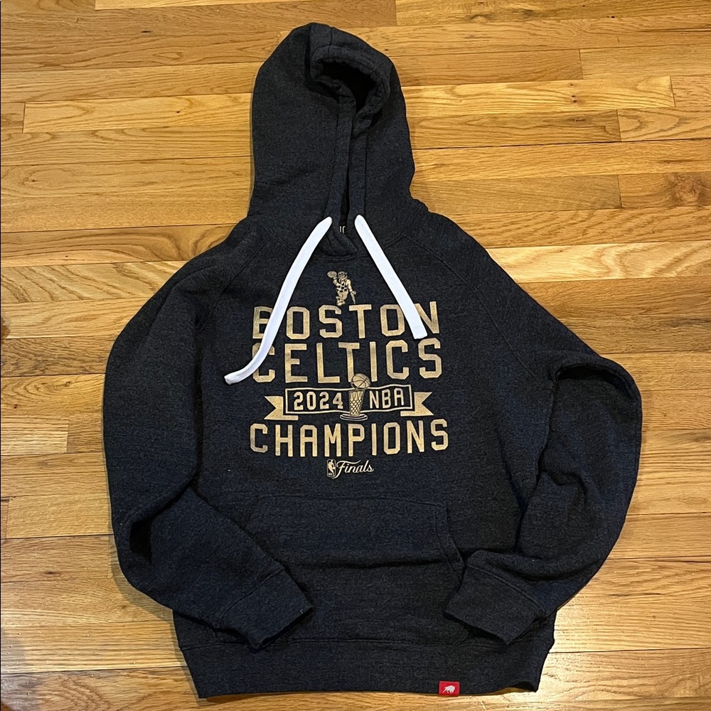 NBA Finals Champions Boston Celtics Black Gold Hoodie